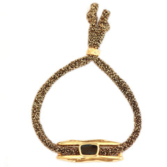 Armband frosty glitter gold