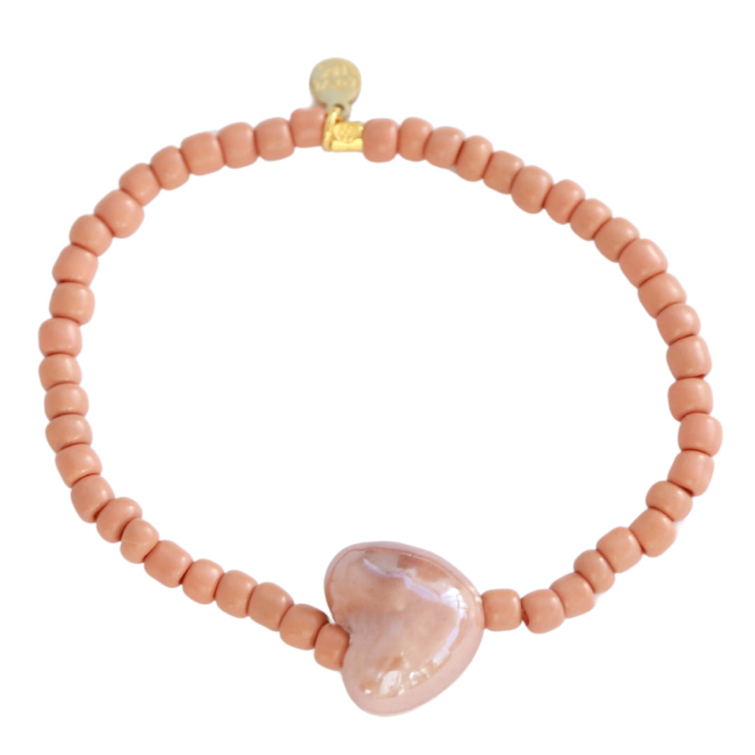 Armband stone hart brique