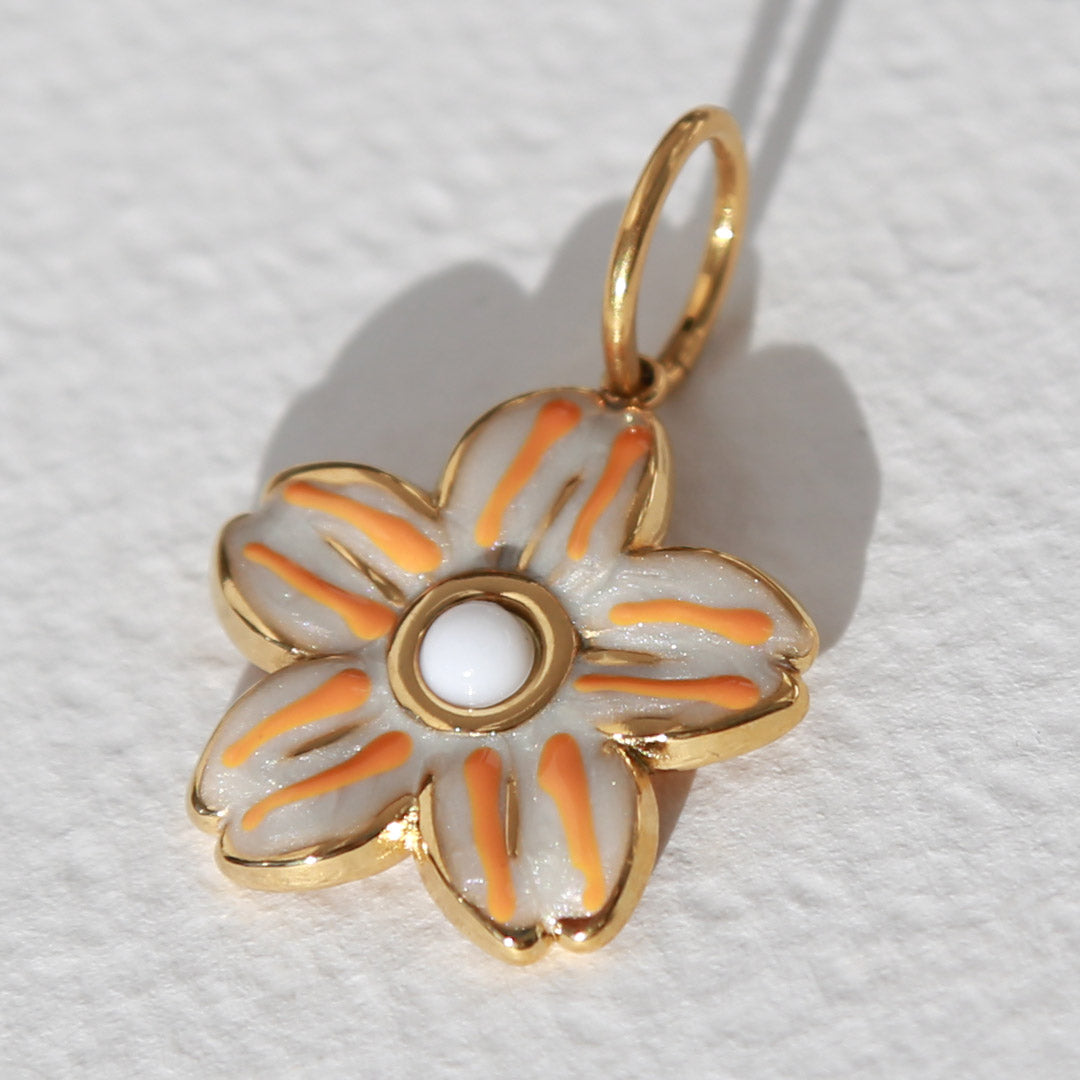 Charm flower orange