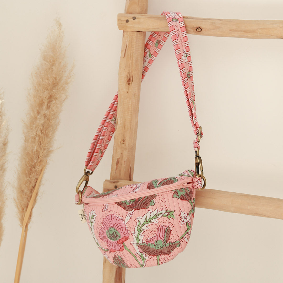 Bolso bandolera color melocotón