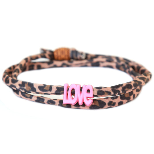 Bracelet de cheville léopard love - choisissez votre propre couleur ! 1000