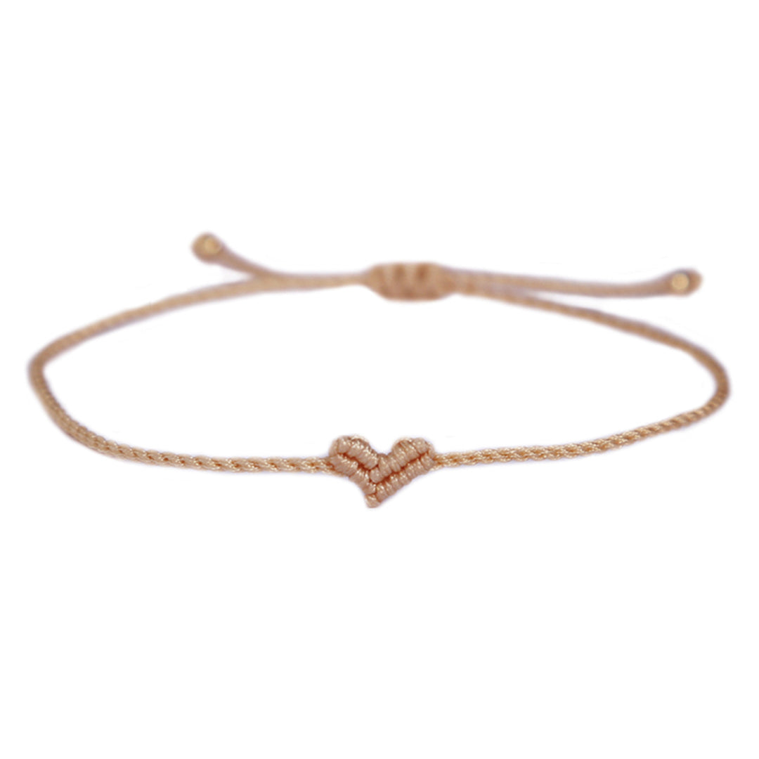 Enkelbandje love Ibiza heart champagne