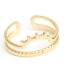 Gouden ring sunrise