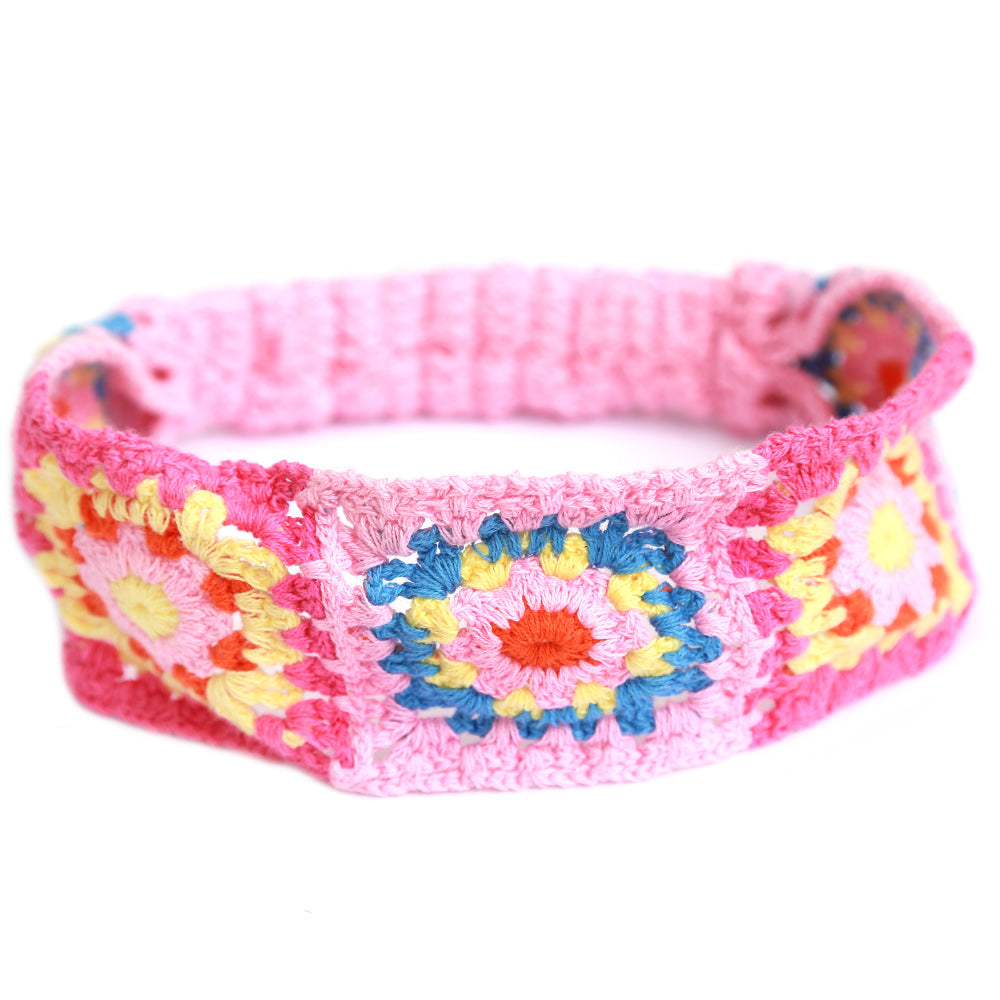 Diadema de crochet de verano