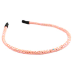 Haarband Lachs glitzern