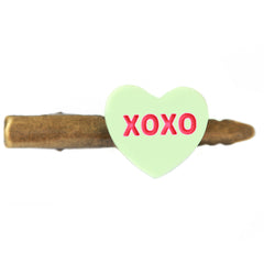 Haarclip xoxo green