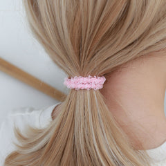 Ensemble élastique à cheveux volant pastel