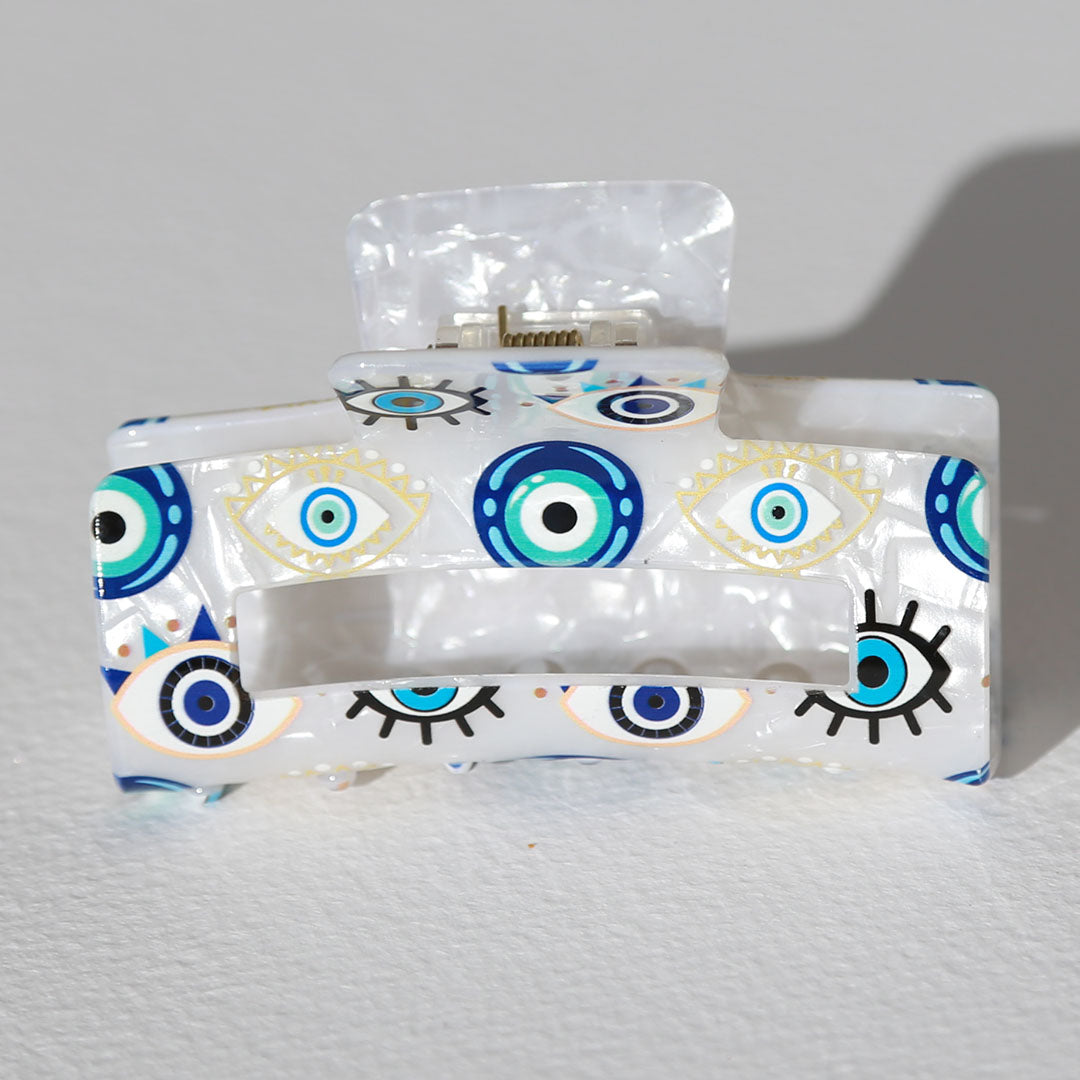 Haarspange gerader evil eye