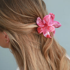 Haarspange Blume pastell swirl rosa