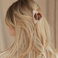 Hair clip aesthetic rose