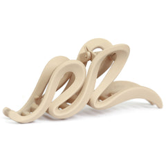 Pince à cheveux swirl beige