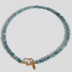 Collier de Javea avec pierre bleue
