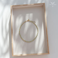 Collar Moraira turquesa