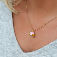 Goldkette Mystic Soul Eye Pink