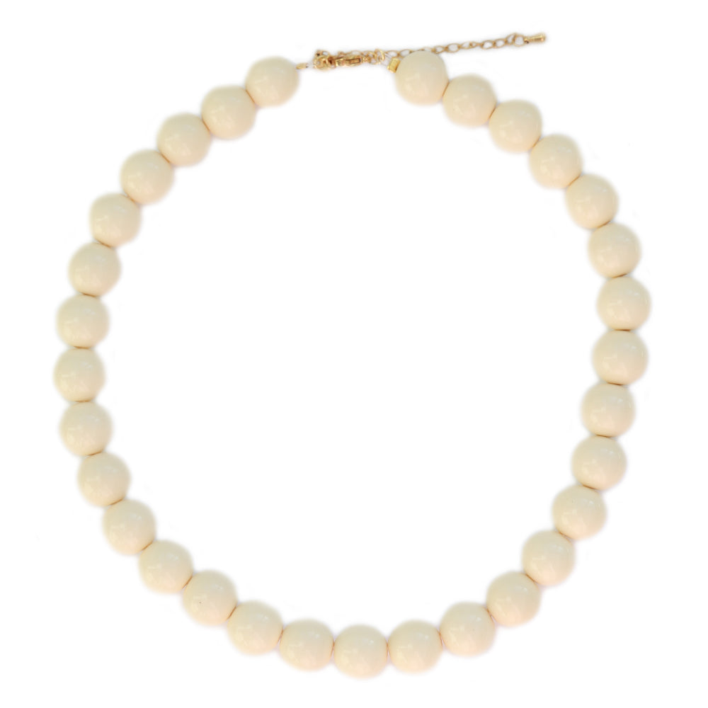 Collar de burbujas crema