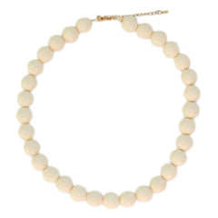 Collar de burbujas crema