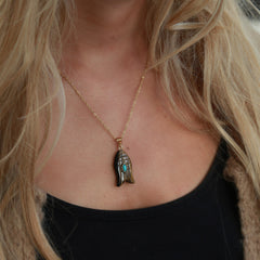 Collar amuleto pez