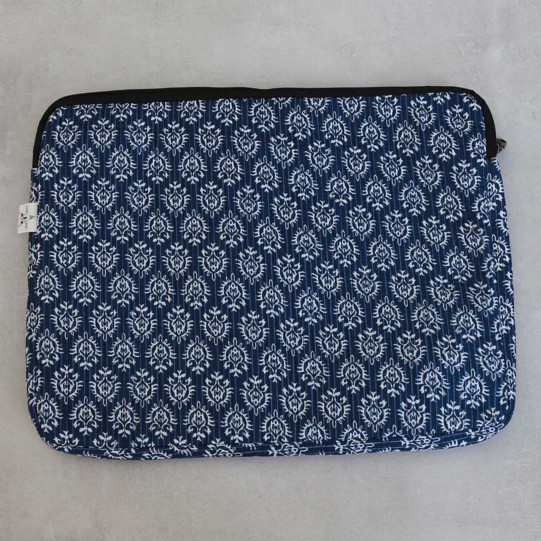 Laptop sleeve Indian blue