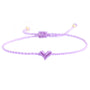 Love Ibiza heart bracelet white