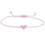 Love Ibiza heart bracelet lilac
