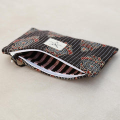 Make-up bag Indian black