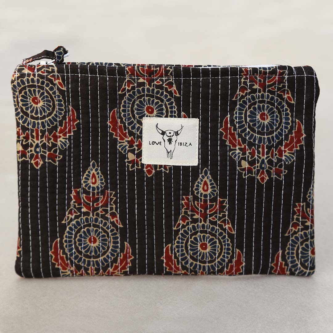 Make-up bag Indian black