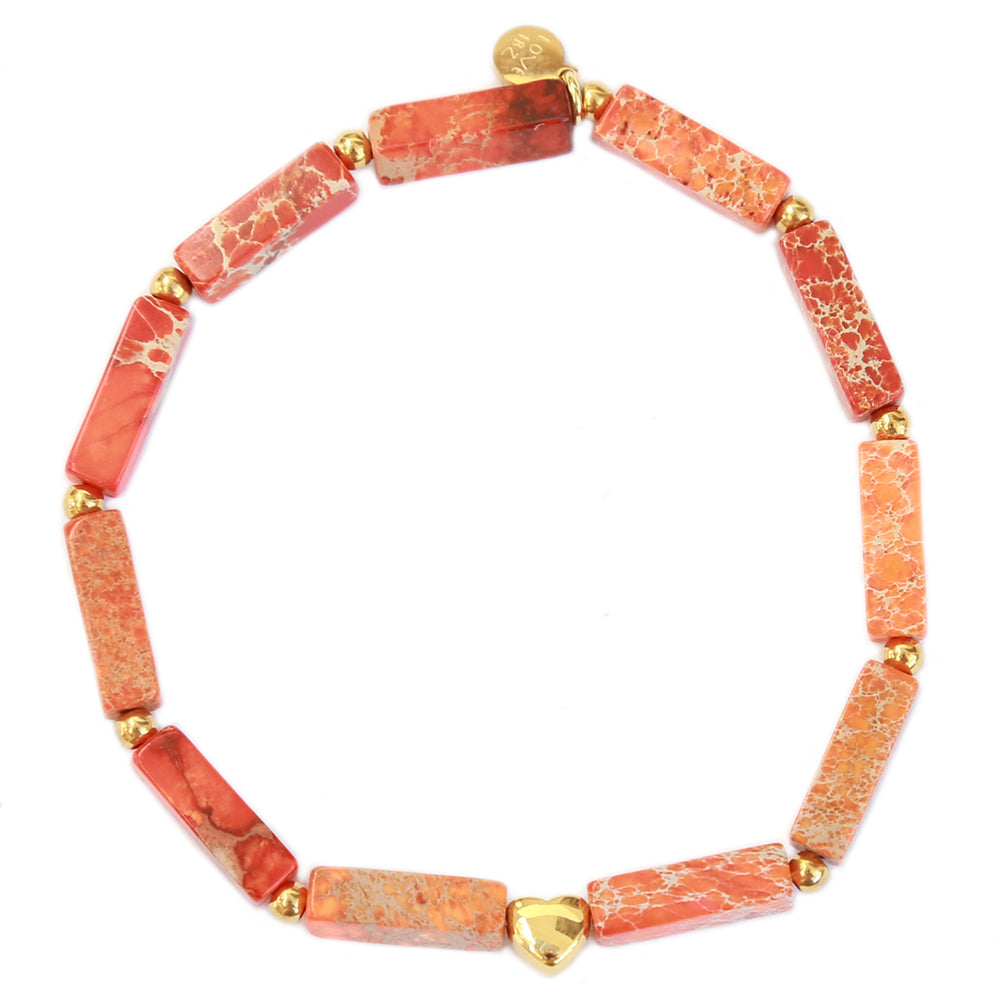 Bracelet my love orange