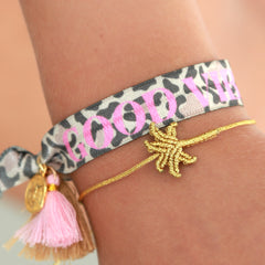 Pulsera de palma de oro
