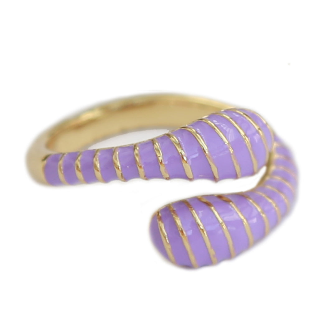 Bague iconique violette