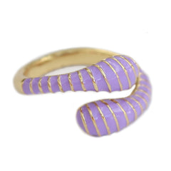Bague iconique violette