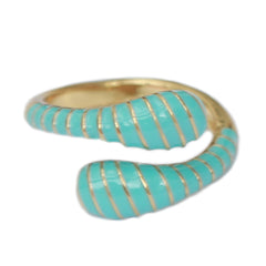 Anillo icónico turquesa