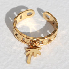 Ring palm goud