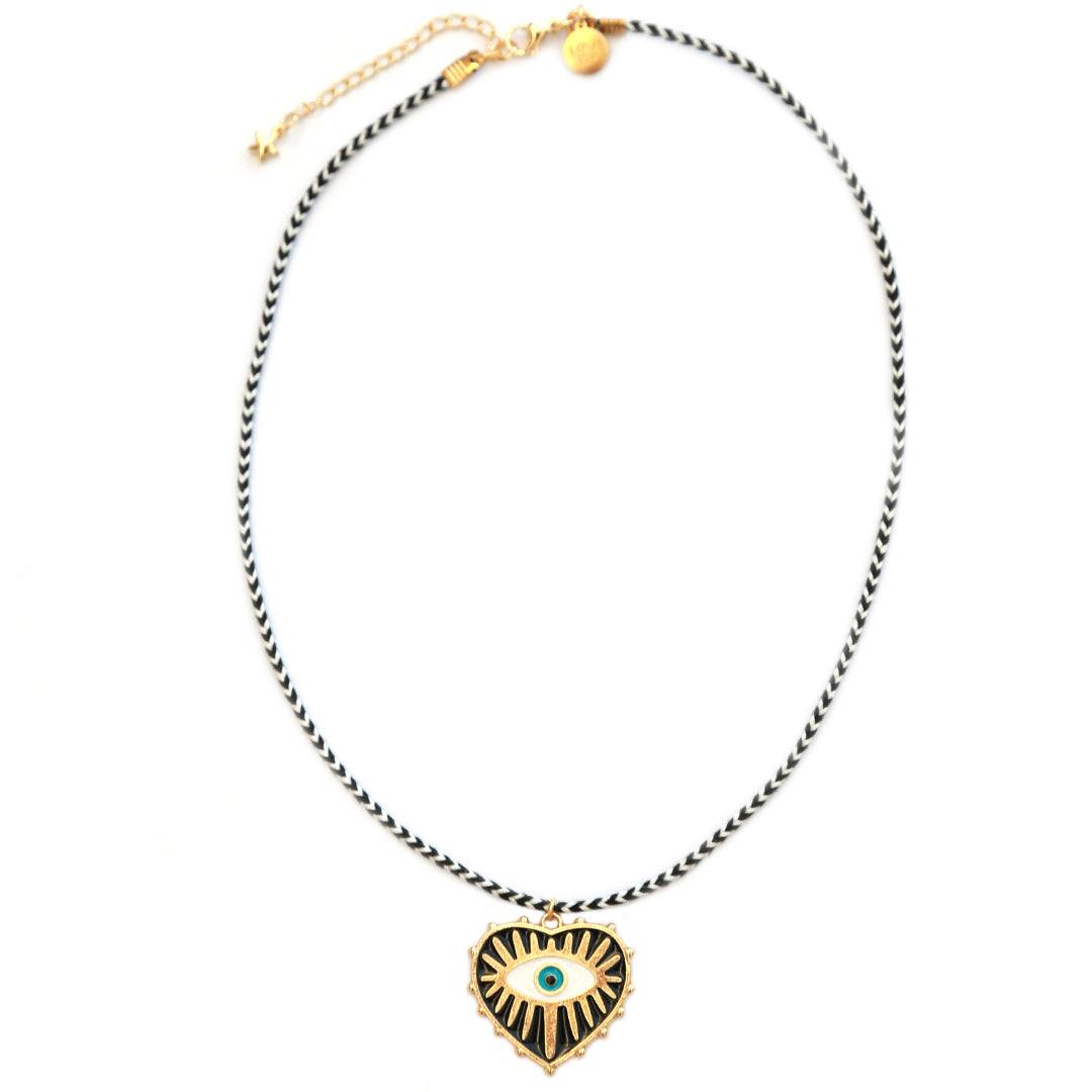 Collier Santorini noir