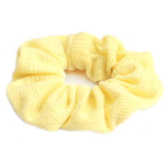 Scrunchie jersey geel