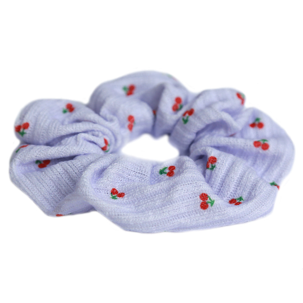 Scrunchie cherry purple