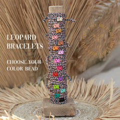 Bracelet Leopard Love - Choisissez votre propre couleur !