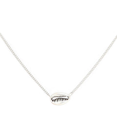 Necklace small shell silver