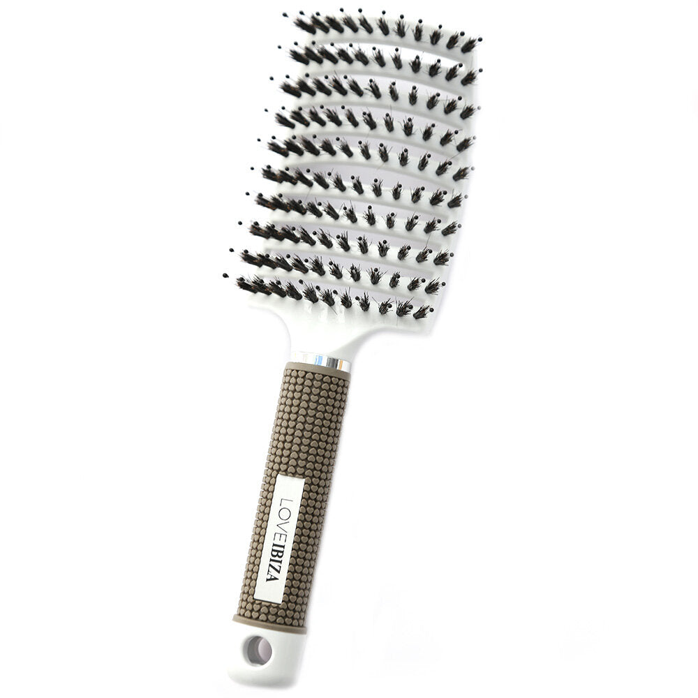 Anti-klit haarborstel white