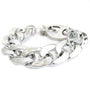 Bracelet chain matte silver