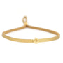 Bracelet for good luck - coral gold