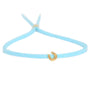 Bracelet for good luck - bleu argent