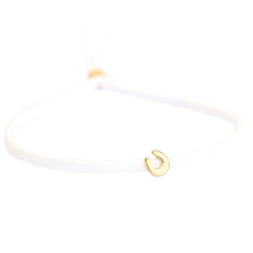 Armband for good luck - white gold