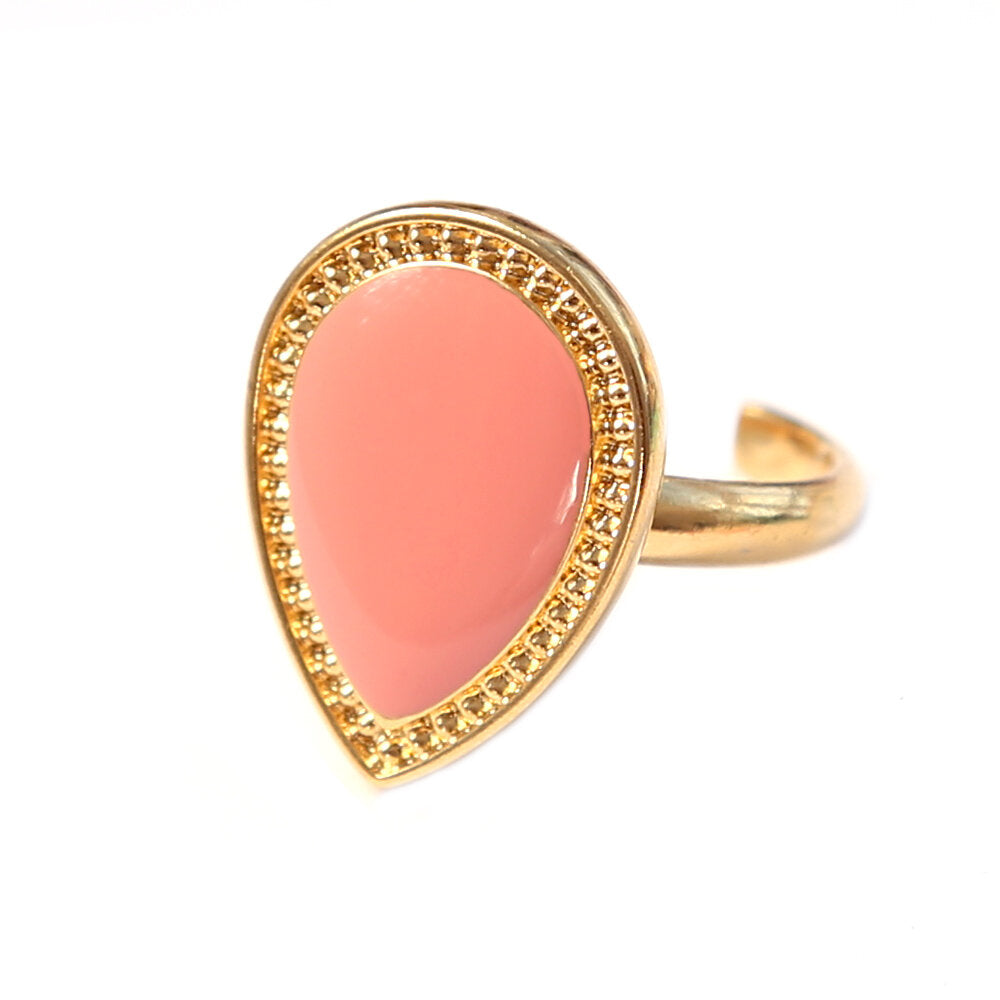 Bague versailles corail