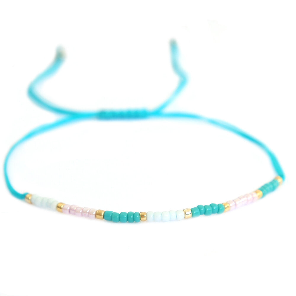 Miyuki bracelet pastel blue