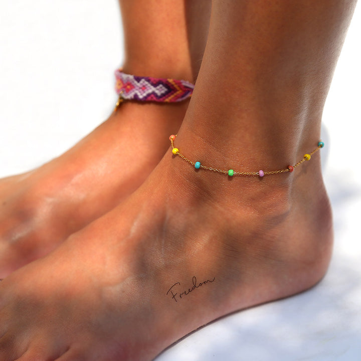 Fußketten rainbow fiesta