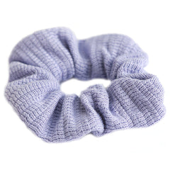 Scrunchie woven cotton lilac