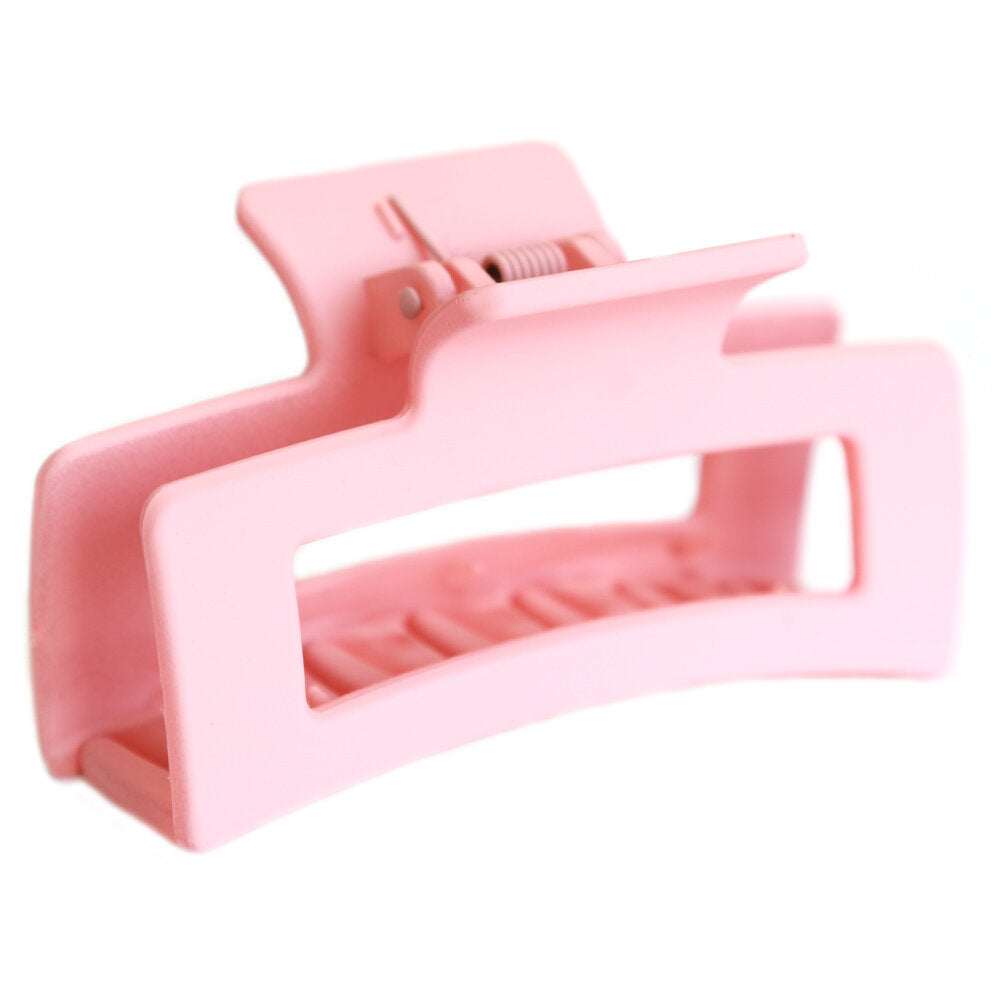 Hair claw straight soft pink