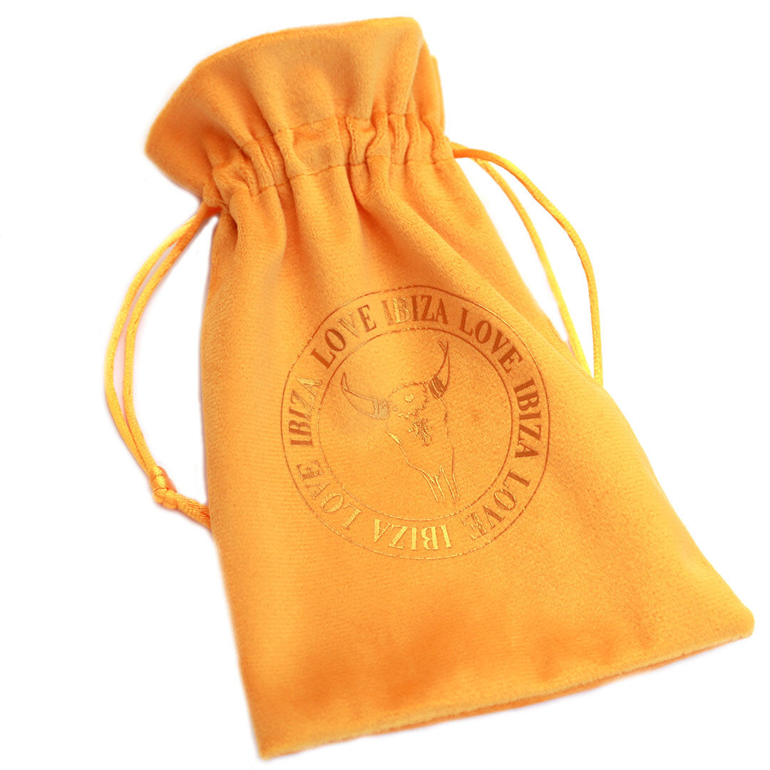 Bolsa de regalo terciopelo sol