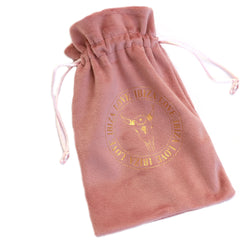 Gift bag velvet old rose