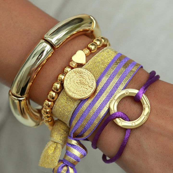 Armband circle love purple